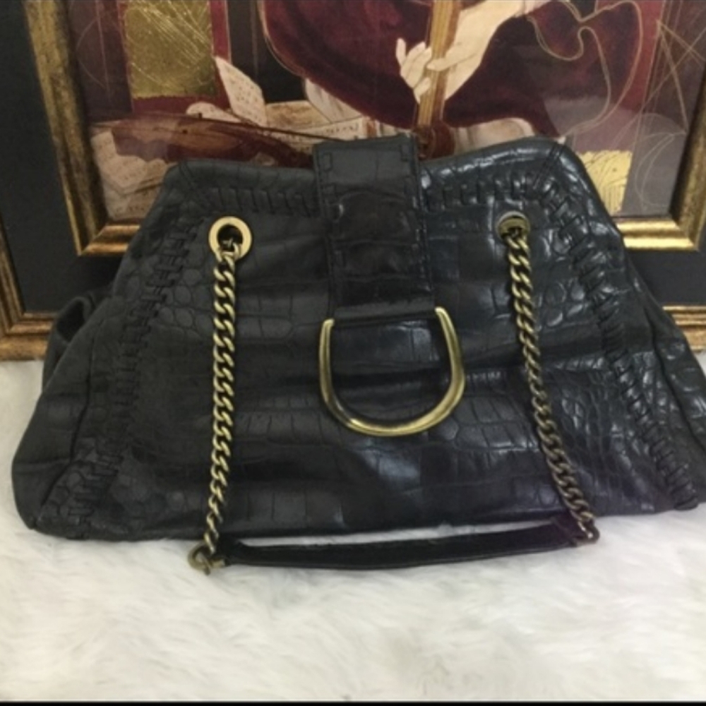 Donald J Pliner Black Sachel. GORGEOUS!